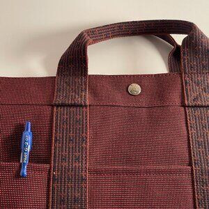 Vintage Hermes Canvas Tote Bag (Toile Fourre-Tout)